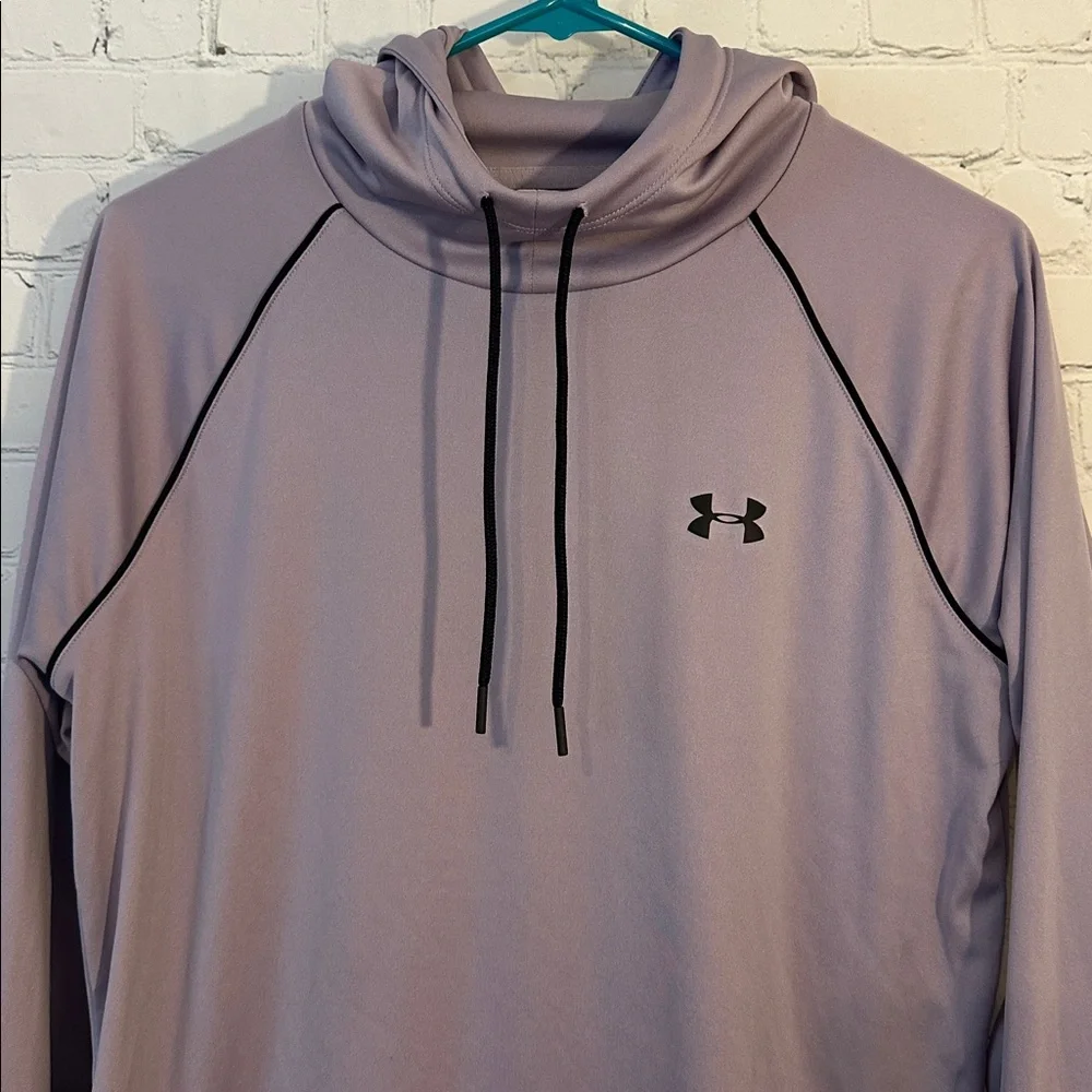 Under Armour Women Velocity Woodmark Lavender Long Sleeve Hoodie - Picture 2 of 6